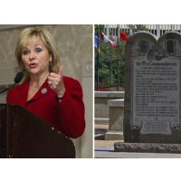 Oklahoma Governor Fallin Refuses to Remove 10 Commandments Monument despite State Supreme Court Ruling