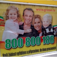 Missouri Family Surprised to Become Czech Grocery Store Ad