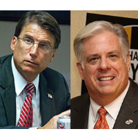 One Republican Governor Vetoes Bills against Same-Sex Marriages and Undercover Workplace Investigations; Another Allows a Fracking Ban