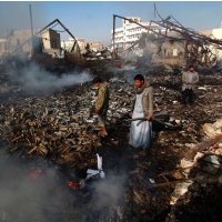 Bombs Supplied by U.S. Used in Saudi-Led Attack that Killed 97 Yemeni Civilians