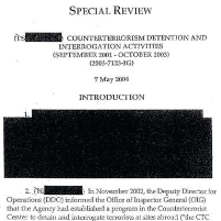 More Pages of CIA Interrogation Report Released after 5 Years