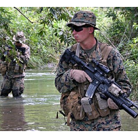 U.S. Marines in Combat Operations in Guatemala against Drug Cartel