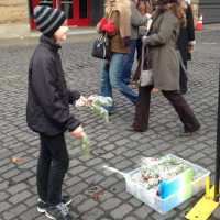 Young Portland Girl Stopped from Selling Mistletoe but told that Begging is All Right