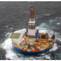 Arctic Oil Rig Grounded Dangerously in Alaska