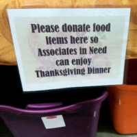 Walmart Asks Employees to Donate Food for other (Underpaid) Employees