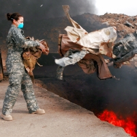 Sued over Toxic Burn Pits in Iraq and Afghanistan, Pentagon Keeps Using Them