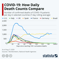 USA Passes Italy and UK in Covid-19 Deaths Per Million