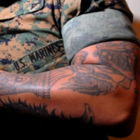 Marines Forbidden to Roll Up Sleeves
