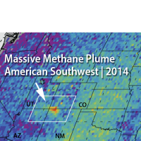 Methane Hot Spot over Southwestern U.S. Traced to Natural Gas Production Leaks
