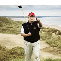 Climate Change Denier Trump Cites Global Warming as Reason to Build Wall to Protect His Luxury Golf Course