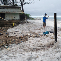 Bikini Islanders Forced to Leave because of Atomic Testing, Driven Out again by Climate Change