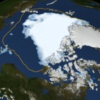 Arctic Sea Ice Reaches Record Low