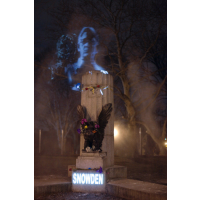 Protestors Use Holograms in Brooklyn and Madrid