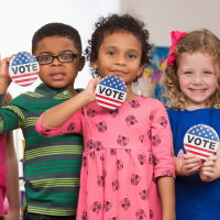 In Vote of U.S. School Children, Clinton Beats Trump, 52% to 35% ... and 13% Want Neither