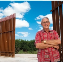 Border Fence in Texas Cuts through Private Property