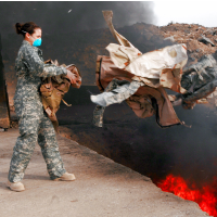 Veterans Suffering from Titanium, Iron and Copper Dust Picked up at Iraq Base