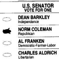 Minnesota Election Judge Has Own Ballot Rejected