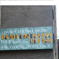 US Debt Clock Runs Out of Space