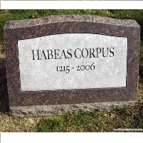 Obama Inching Towards Bush View Ending Habeas Corpus