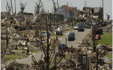 Presidential Motorcade Visits Joplin                                                                