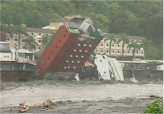 Hotel Collapses in Taiwan Typhoon                                                                   