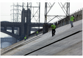 Giant Graffiti Removed in Los Angeles                                                               